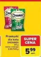 Carrefour Przysmak dla kota z wołowiną Dreamies oferta