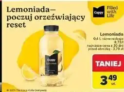 Carrefour Lemoniada cytryna Cappy oferta