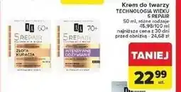 Carrefour Dzienno-nocny krem intensywnie regenerujący 70+ intensywne odżywianie Aa Technologia Wieku 5Repair oferta