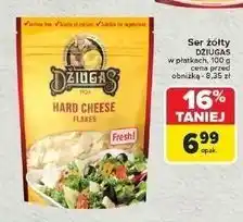 Carrefour Ser twardy dojrzewający 12 miesięcy - płatki Dziugas oferta