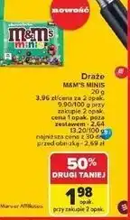 Carrefour Draże czekoladowe minis M&M's oferta