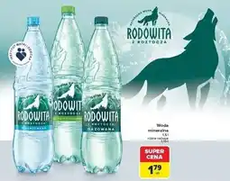 Carrefour Woda delikatnie gazowana Rodowita Z Roztocza oferta