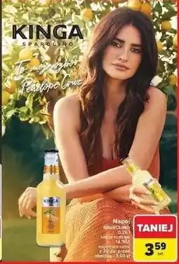 Carrefour Woda orange Kinga Sparclino oferta
