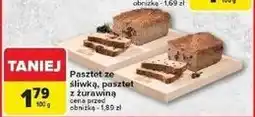 Carrefour Pasztet z żurawiną oferta