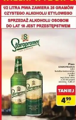 Carrefour Piwo Staropramen oferta