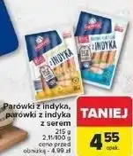 Carrefour Parówki z indyka serem Indykpol oferta