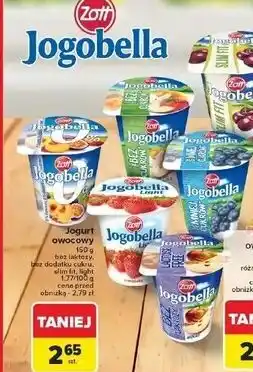 Carrefour Jogurt truskawka Zott Jogobella Light oferta
