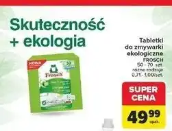 Carrefour Tabletki do zmywarki limone Frosch oferta