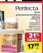 Carrefour Krem do twarzy 70+ Perfecta 24K Gold & Rose Oil oferta
