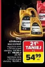 Carrefour Olej silnikowy max expert 5w30 v Orlen Oil oferta