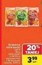 Carrefour Krakersy wielozbożowe papryka, zielona cebulka i pomidor Lay's Oven Baked (Prosto Z Pieca) oferta