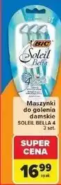 Carrefour Maszynka do golenia sensitive Bic Soleil Bella oferta