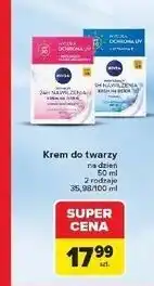 Carrefour Krem do twarzy odżywczy na dzień Nivea 24H Nawilżenia oferta