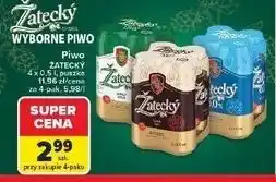 Carrefour Piwo Zatecky Cerny oferta