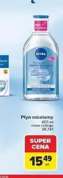 Carrefour Płyn micelarny odświeżający Nivea Visage oferta