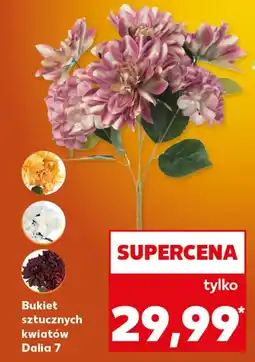 Kaufland Bukiet kwiatów sztucznych Dalia oferta
