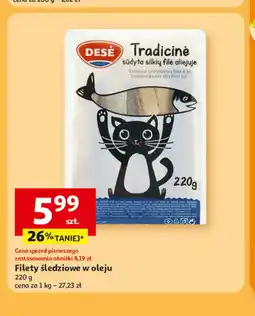 Auchan Filety śledziowe Dese oferta