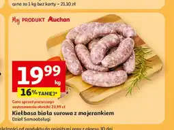 Auchan Kiełbasa biała oferta