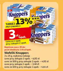 Auchan Wafelki Knoppers oferta
