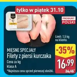 ALDI Filet z piersi kurczaka Mięsne Specjały oferta