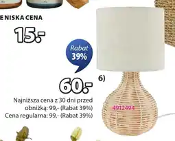 JYSK Lampa stołowa HELMER oferta