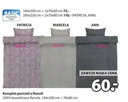 JYSK Komplet pościeli z flaneli oferta