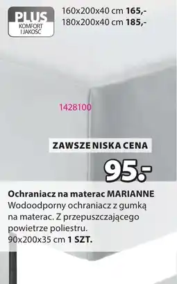 JYSK Ochraniacz na materac MARIANNE oferta