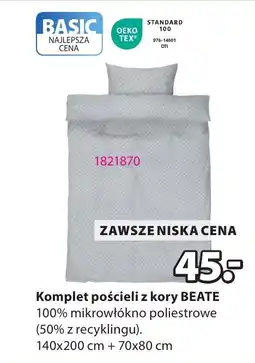 JYSK Komplet pościeli z kory BEATE oferta