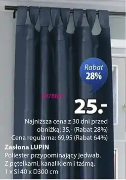 JYSK Zasłona LUPIN oferta