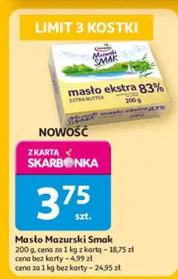Auchan Masło ekstra Mazurski Smak oferta