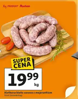 Auchan Kiełbasa biała z majerankiem Z Naszej Wędzarni Auchan oferta