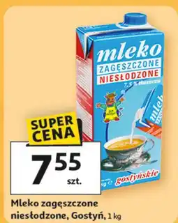 Auchan Mleko zagęszczone niesłodzone Gostyń oferta