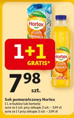 Auchan Sok pomarańczowy Hortex oferta