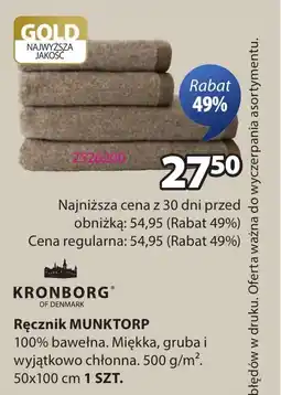 JYSK Ręcznik MUNKTORP oferta