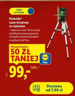 Lidl Laser krzyżowy Parkside oferta