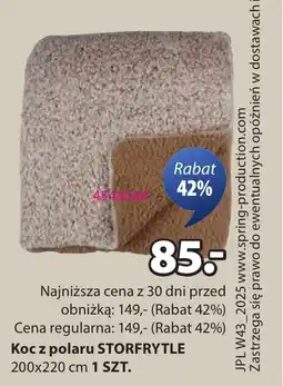 JYSK Koc z polaru STORFRYTLE oferta