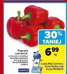 Carrefour Papryka czerwona oferta