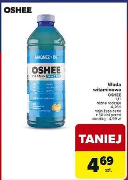 Carrefour Napój magnez+b6 Oshee Vitamin Water oferta