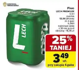 Carrefour Piwo Lech Premium oferta