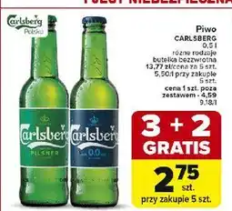 Carrefour Piwo Carlsberg 0% oferta