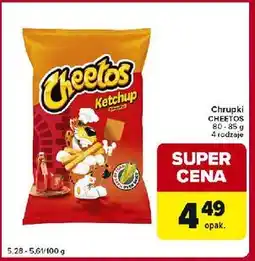 Globi Chrupki ketchup Cheetos oferta