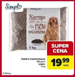 Globi Karma uzupełniająca dla psów makaronowa Simpl oferta