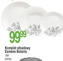 E.Leclerc Komplet obiadowy esmene botanic Delhan oferta