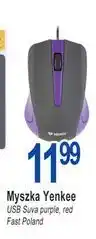 E.Leclerc Mysz usb suva red Yenkee oferta