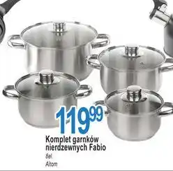 E.Leclerc Komplet garnków fabio Altom Design oferta