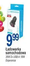 E.Leclerc Ładowarka samochodowa usb Esperanza oferta