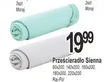 E.Leclerc Prześcieradło sienna 220 x 200 cm Raj-Pol oferta