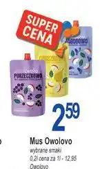 E.Leclerc Mus jabłkowo-jagodowy Owolovo oferta