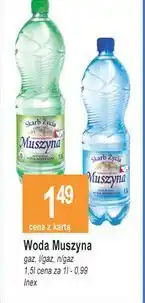 E.Leclerc Woda niegazowana Muszyna Skarb Życia oferta