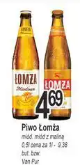 E.Leclerc Piwo malina-lipa Łomża Miodowe oferta